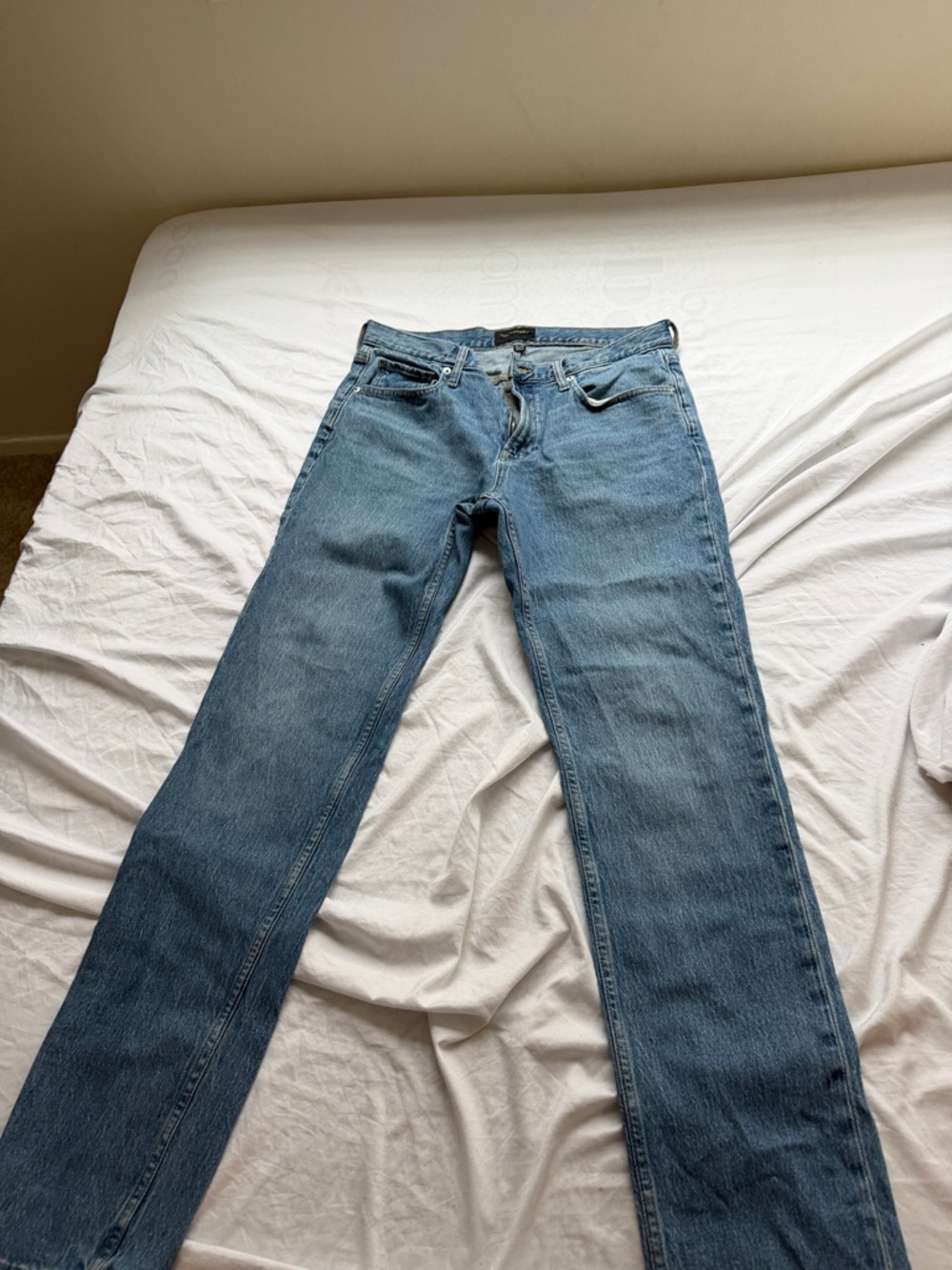 Classic Light Blue Women's Straight-Leg Jeans